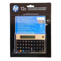 Calculadora Financeira HP 12C Gold 130 Funções Preto Dourado