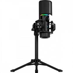Microfone Gamer Streamplify Mic Tripod Com Tripé Ajustável Preto Rgb MI-48-RGB-TP-BK