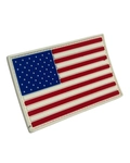 Bandeira emborrachada colorida- Estados Unidos
