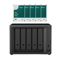 Servidor Nas Synology Diskstation DS1522+ Com 60TB (5 Hds Synology 12TB)