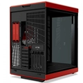 Gabinete Gamer Hyte Y70 Touch Infinite, mid Tower, s/fans, Display Touch 14,5, Black/Cherry - CS-HYTE-Y70-BC