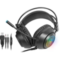 Headset Gamer Fortrek RGB Crusader Preto - 70555