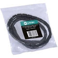 Organizador de cabos espiral preto com 14mm de diâmetro 1 metro - ocp1401p 1 unidade