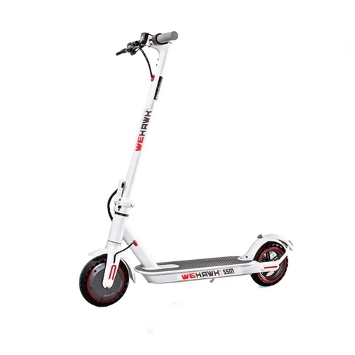 Patinete Eletrico Wehawk Ssm Hw01 450w Bat 36v 10ah White/grey Pneu Maciço