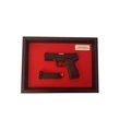 Quadro Moldura Decorativa (Pistola Taurus PT 24/7)