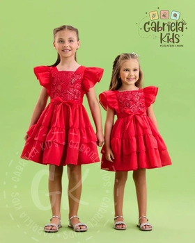 Vestido Bordado Luxo