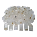 100 Unidades de Conector RJ45 Cat5 Exbom Alta Performance