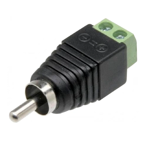 Conector Plug Rca Com Borne