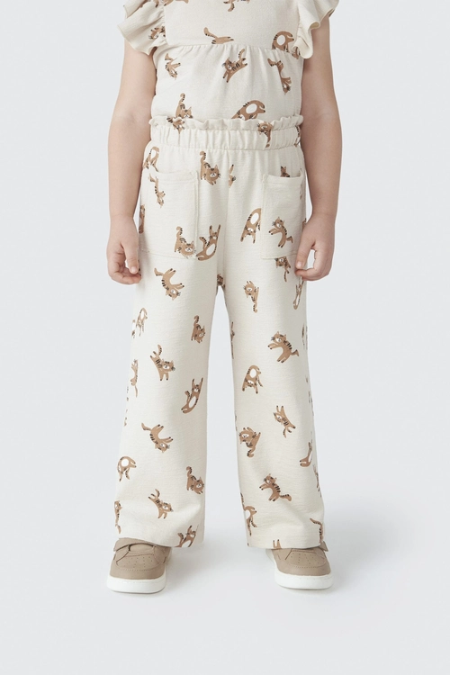 Calça Estampada Gatinha Hering - Feminina