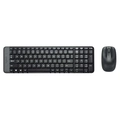 Combo Teclado e Mouse Wireless Logitech Mk220 Usb Preto Sem Fio
