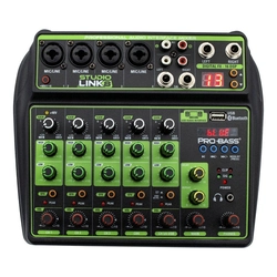 Mesa de Som 8 Canais Bluetooth Com Interface Usb Studio Link 8