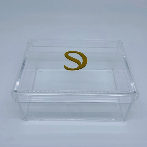 Caixa P tampa removível - Logo alto relevo inicial ou desenho