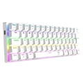 Teclado Mecânico T-dagger Arena Rainbow Dust-proof Branco - T-tgk321w-br