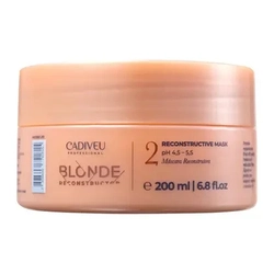 Máscara Reconstrutora Blonde Reconstructor Cadiveu 200ml - Cadiveu Professional