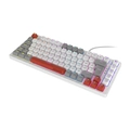 Teclado Gamer Mecanico Pcyes Kirin White Ghost Switch Blue - PTKRWG75BL