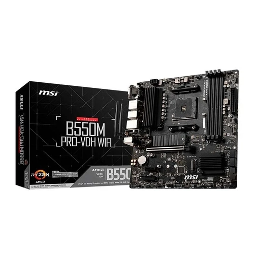 Placa Mãe AM4 MSI B550m Pro-vdh Wifi - 911-7c95-059