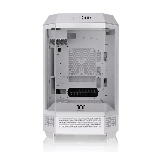 Gabinete Gamer Thermaltake The Tower 300 Snow, Painel de Vidro, Micro-Tower, 2x Fans 140mm, Branco - CA-1Y4-00S6WN-00