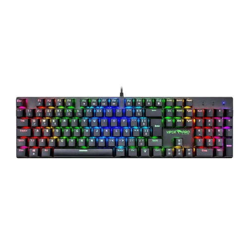 Teclado Mecânico Gamer Viper Pro Mamba Red Switch