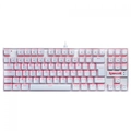 Teclado Mecanico Redragon Branco Rgb Switch Blue - Kumara Lunar K552W-2 - (PT-BLUE)