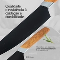 Kit 3 Facas Premium Churrasco Aço Inox Corte Afiado Grillrelax