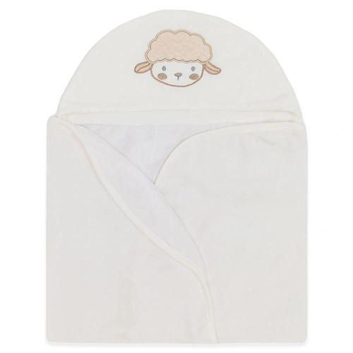 Toalha Capuz Forrada Suedine, Atoalhado e Fralda Unissex – Fazendinha