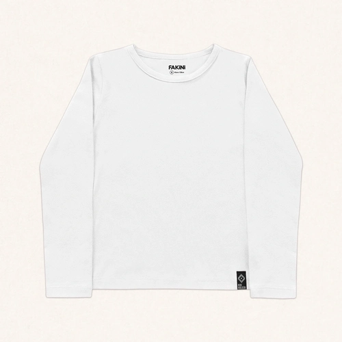 Blusinha Manga Longa Básica Fakini - Feminina