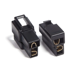 Kit Conector Technoise 2 Vias Com Trava Preto Unidade