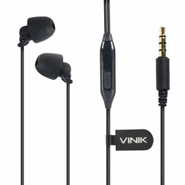 Fone de Ouvido Sound Comfort Preto Com Microfone Cabo 1.2m Plug 3.5mm P3 - Sc100p