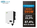 Kit Energia Solar 1.200 kWh - 9,52 kWp com 16 Painéis DAH 595W e Inversor CHINT, Colonial