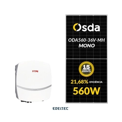 Gerador Edeltec Solar Saj 10,08 Kwp Mon. 220v Fibromadeira (8k/560w)