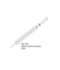 Espeto Giratório Redondo 4 Pontas Aço Inox