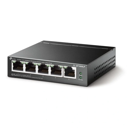 Switch Poe Tp-link 5 Portas Fast 10/100 - Tl-sf1005lp