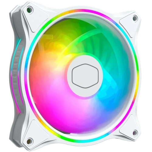 Cooler FAN Cooler Master MF120 Halo 2, ARGB, 2050 RPM, White Edition - MFL-B2DW-21NP2-R2