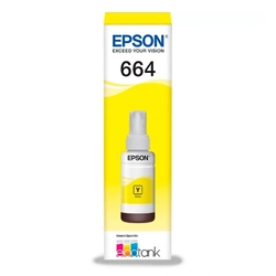 Garrafa De Tinta Original Epson Refil Amarelo - T664420