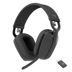 Headset Logitech Zone Vibe Wireless Bluetooth 5.2 Grafite - 981-001156