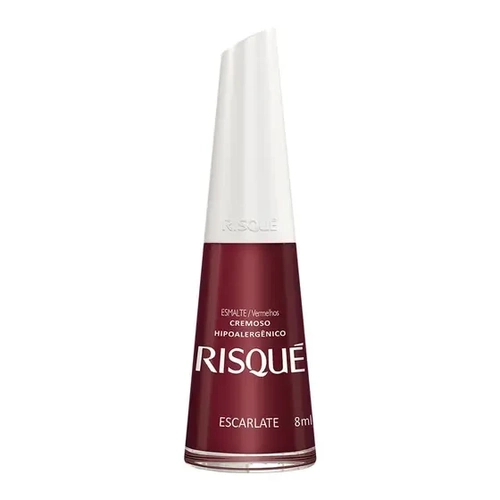 Esmalte Cremoso Risqué Escarlate 8ml