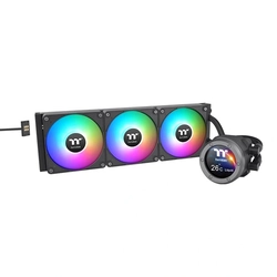 Water cooler Thermaltake TH360 ULTRA V2 EX, All-In-One, ARGB, 360mm, 3x120mm, Black - CL-W415-PL12SW-A