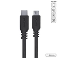 Cabo Pcyes Usb-c Tipo-c para Micro USB 2.0 1 Metro Preto - Pucmp-1