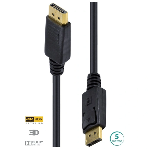 Cabo Displayport 1.3v Ultra 60hz - 5 Metros - Dp13-5