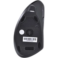 Mouse Sem Fio Recarregavel 2.4 Ghz Vertical Ergonomico Ortopedico Power Fit 1600 Dpi Preto Usb - Pm300