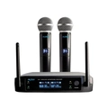 Sistema De Microfone Sem Fio Duplo Leson Ls902 Plus Preto