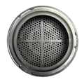 SUCÇÃO REDONDO ANTI TURBILHÃO INOX CRISTAL LED 85MM