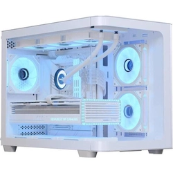 Gabinete Gamer Aerocool Atx P300c Branco Lateral Vidro