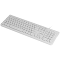 Teclado Usb Multimidia Dynamic Circle Abnt2 Teclas Redondas Branco Vinik - Dc110b