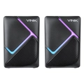 Caixa de Som Gamer Vinik Constelation 6w 2.0 Led Rainbow - Vspkg6wctl