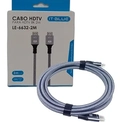 Cabo Hdmi x Hdmi 8K 2 metros Le-6632-2M  It-Blue
