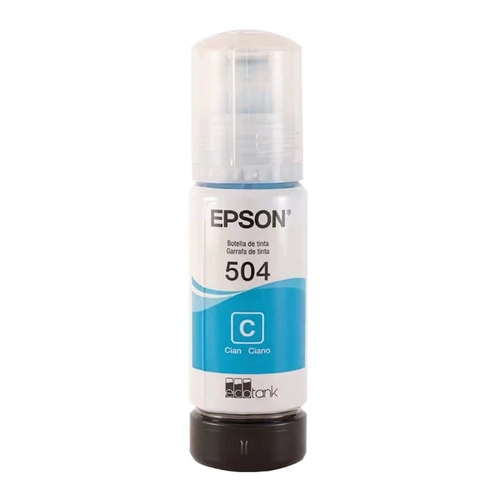 Refil Tinta Epson T504122 Ciano