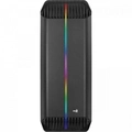Gabinete Gamer Aerocool Gladiator Preto Rgb Lateral Vidro