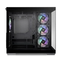 Gabinete Gamer Thermaltake View 380 TG, ARGB, Painel de Vidro, MID-Tower, 4x120mm, Black - CA-1Z2-00M1WN-00