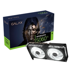 Placa de Vídeo 8GB RTX5060TI Galax Black 1 Click OC - 56ISN8MDABCC